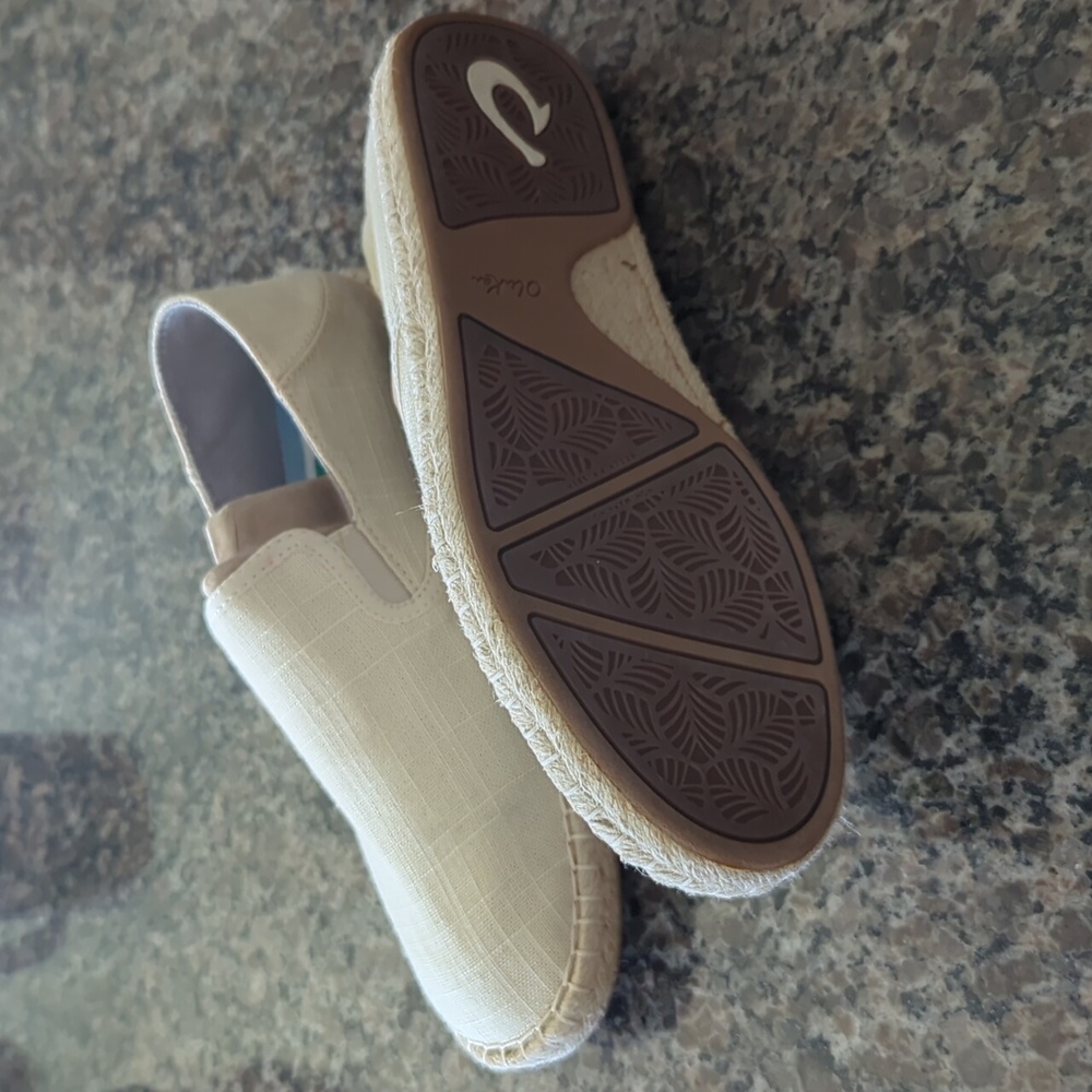 New in box with slight stains olukai